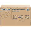 Бумага туалетная  Tellus Стандарт, TР3, листовая, 250 листов, 1 слой - 3