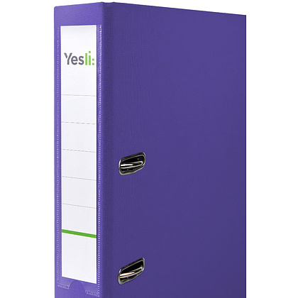 Папка-регистратор "Yesli:", А4, 50 мм, ПВХ Эко, фиолетовый - 2