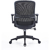 Кресло для персонала SitZone CH-526B сетка, ткань, пластик, черный - 5
