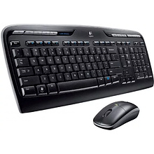 Комплект клавиатура и мышь Logitech "MK330", набор, черный