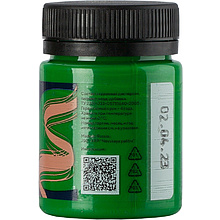 Краска акриловая по ткани "Декола", 717 зеленая светлая, 50 мл., банка