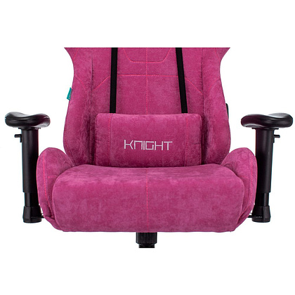 Кресло игровое Бюрократ "VIKING KNIGHT Fabric", ткань, металл, малиновый - 11