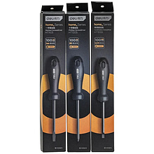 Отвертка Deli HS EHT1105, SL5х100 мм, Soft Touch, черный