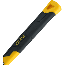 Киянка резиновая Deli YS EDL5816, 0.450 кг, фибергласовая рукоятка, черно-белая