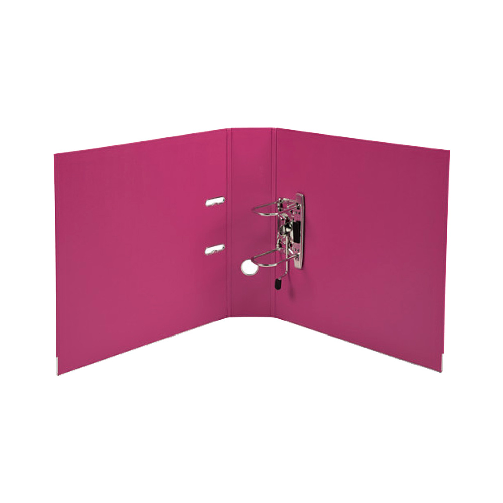 Папка-регистратор "Exacompta", A4, 80 мм, ПВХ, фуксия - 3