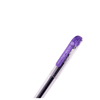 Ручка гелевая "My-Gel Standard", 0.5 мм, прозрачный, стерж. фиолетовый - 3