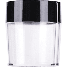 Подставка для скрепок "Deli", прозрачный, черный 