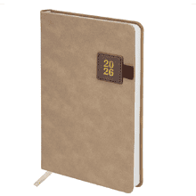 Ежедневник датированный "Accent", А5, 336 страниц, бежевый, 2026