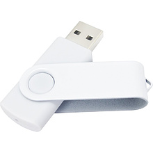 USB Flash накопитель 2.0 16 Gb VDF-008 СС, пластик, металл, белый