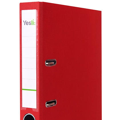 Папка-регистратор "Yesli:", А4, 50 мм, ПВХ Эко, красный - 2