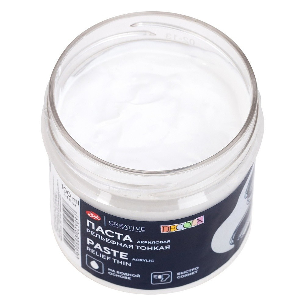 Паста акриловая рельефная "Декола" рельефная, 100 мл. - 4