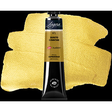 Краски акриловые "Ладога", 971 металлик золото олимпик, 46 мл., туба