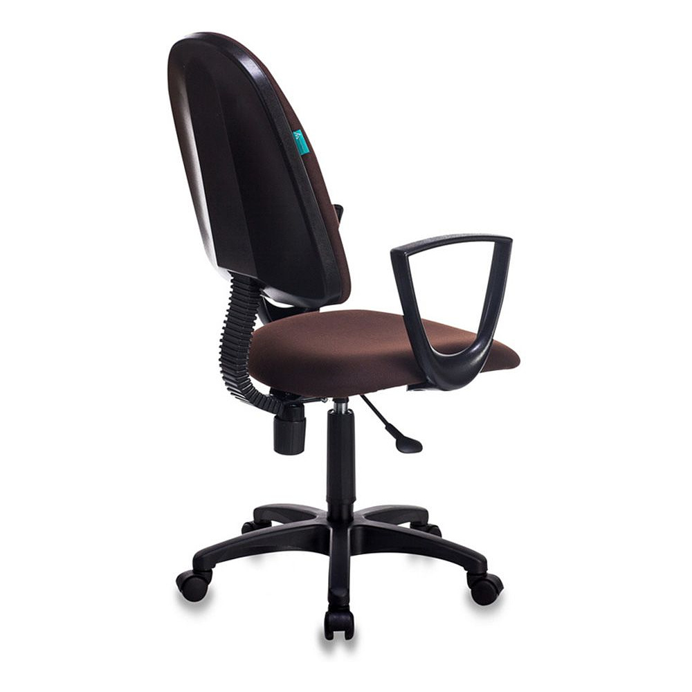 Кресло для персонала "Бюрократ CH-1300N Престиж+", ткань, пластик, коричневый - 4
