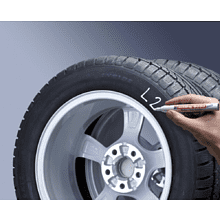 Маркер перманентный для резиновых поверхностей Edding "8050", белый