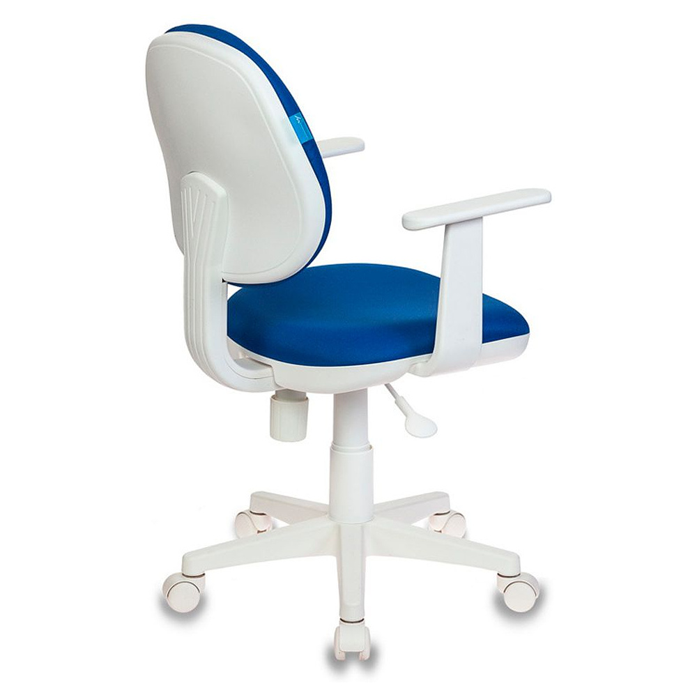 Кресло "Бюрократ CH-W356AXSN", ткань, пластик, синий - 4