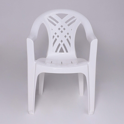 Кресло садовое №6 "Престиж-2", пластик, белый - 2