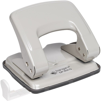 Дырокол Kangaro "DP-600G", 22 листа, серый