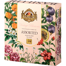 Чай Basilur "Винтажные цветы", 40 пакетиковx1.5 гр, ассорти
