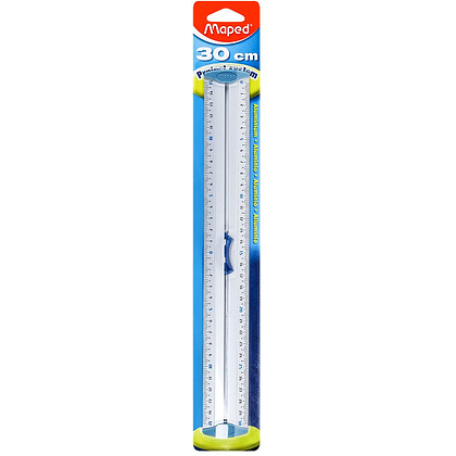 Линейка алюминевая Maped, 30 см, серебристый - 2