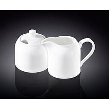 Набор посуды сахарница и сливочник "WL-995023/2С", белый