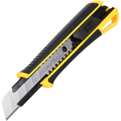 Нож универсальный "Deli DL003H", 18 мм, усиленный