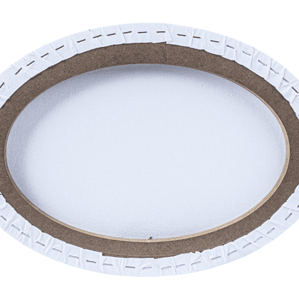 Холст на подрамнике овальный "Сонет", 30х40 см, хлопок, 280 г/м2, среднее зерно - 3