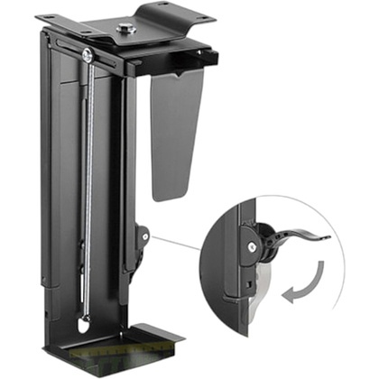 Держатель для системного блока Easy BLACK, чёрный матовый - 2