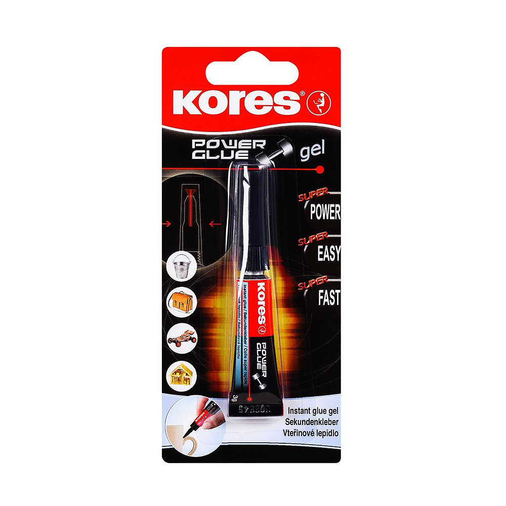 Клей универсальный "Kores Powerglue GEL", 3 г