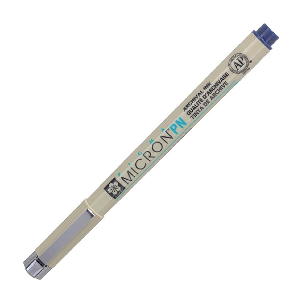Ручка капиллярная "Pigma Micron PEN", 0.4-0.5 мм, черно-синий - 6