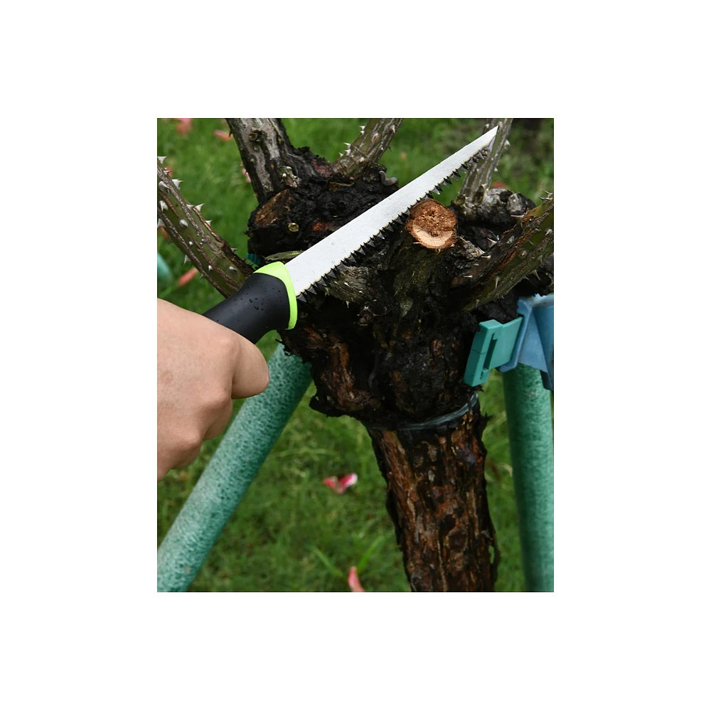 Пила-нож садовая Deli GS EDL580651, 170 мм, 8TPI, черный, зеленый - 14