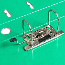 Папка-регистратор "Exacompta", A4, 70 мм, ламинированный картон, розовый