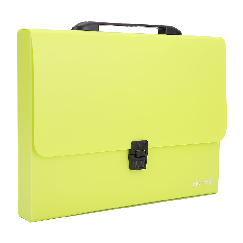 Портфель на 1 деление "Deli", пластик, 1, ассорти - 3