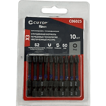 Бита торсионная CUTOP C06025, PH 2х50мм, 10 шт/упак