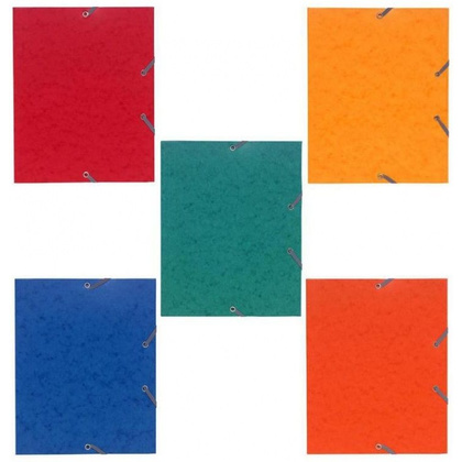 Папка на резинках "Exacompta-A5", A5, 15 мм, картон, ассорти - 2