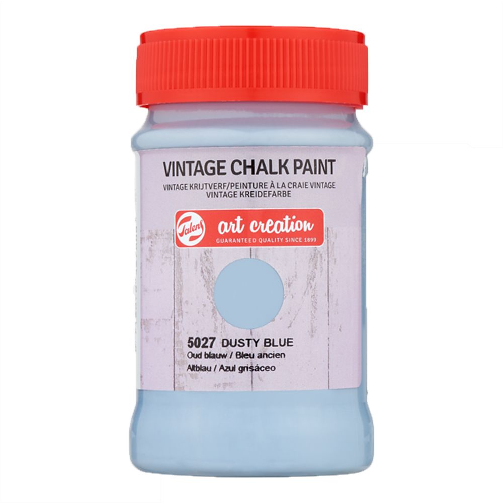 Краска декоративная "VINTAGE CHALK PAINT", 100 мл, 5027 грязно-синий