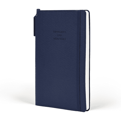 Блокнот "Ripple deep sea" + ручка, А5, 96 листов, на резинке, синий