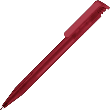 Ручка шариковая автоматическая "Senator Super Hit Matt", 1.0 мм, темно-красный, стерж. синий