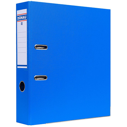 Папка-регистратор "Donau", A4, 75 мм, ПВХ, светло-синий
