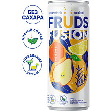 Напиток "Fruds Fusion", вкус груша-яблоко-лимон, 0.33 л