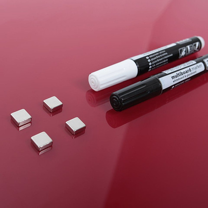 Доска стеклянная магнитно-маркерная "2×3", 40x60 см, белый - 7
