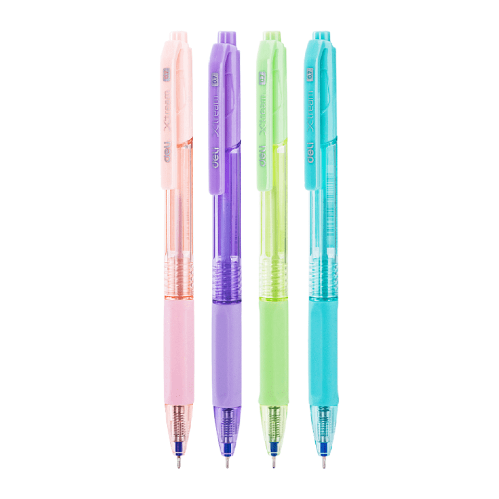 Ручка шариковая автоматическая "Extra", 0.7 мм, ассорти, стерж. синий