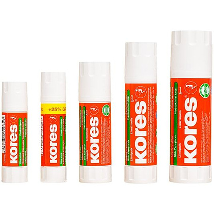 Клей-карандаш "Kores", 8 г+25% - 2