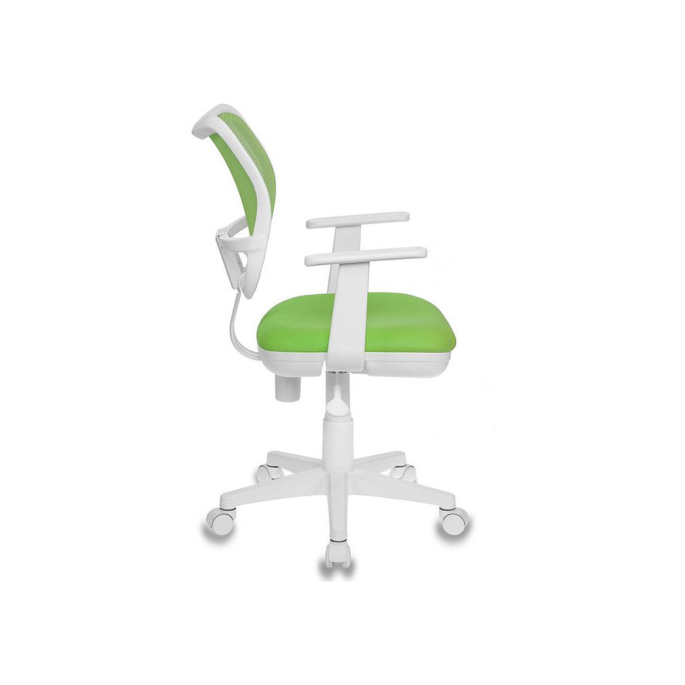Кресло "Бюрократ CH-W797", сетчатая ткань, пластик, салатовый - 2