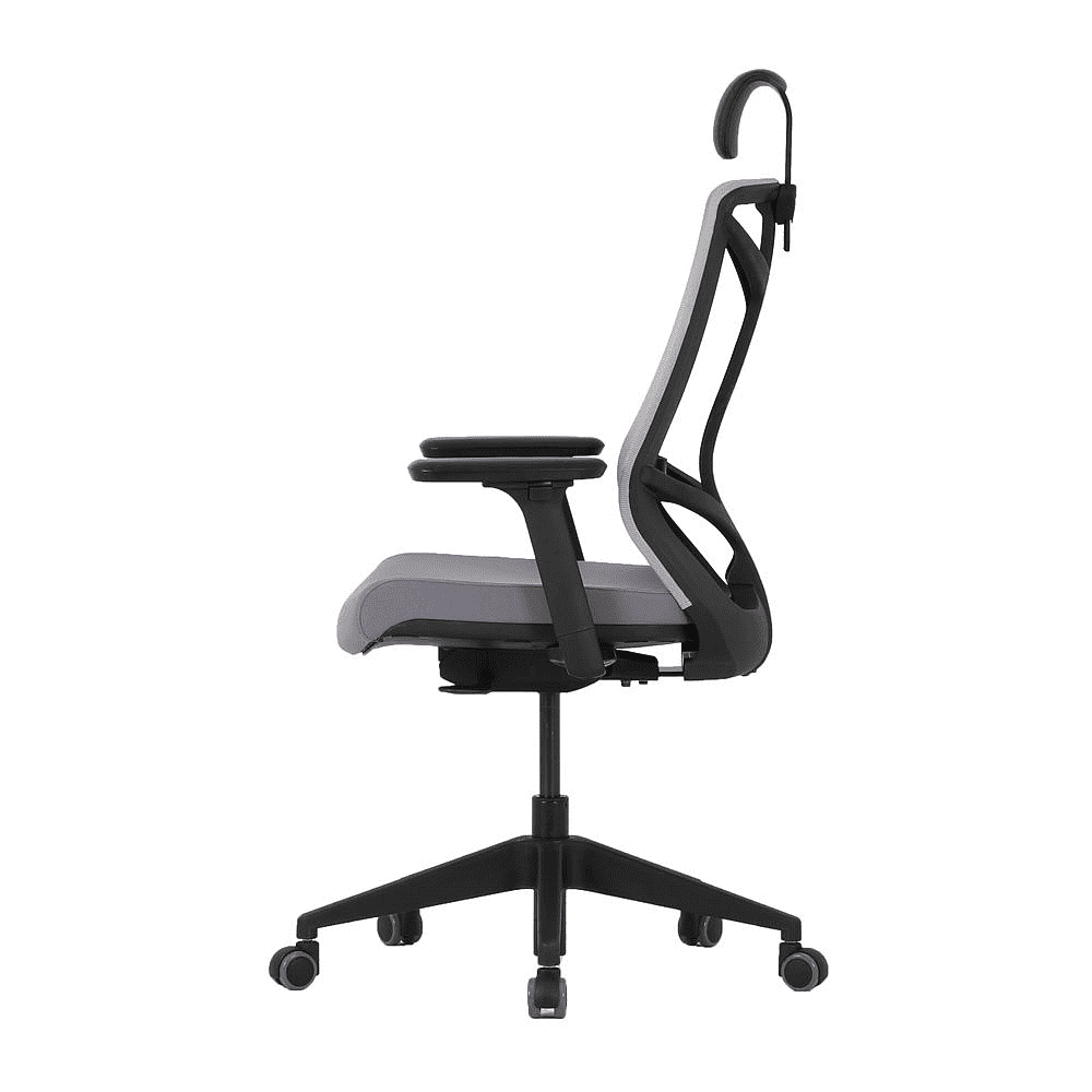 Кресло для руководителя "Nature II Slider", каркас черный, ткань, пластик, серый, -50% - 2