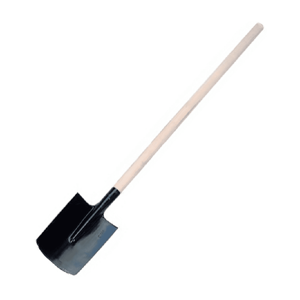 Лопата штыковая прямоугольная с черенком