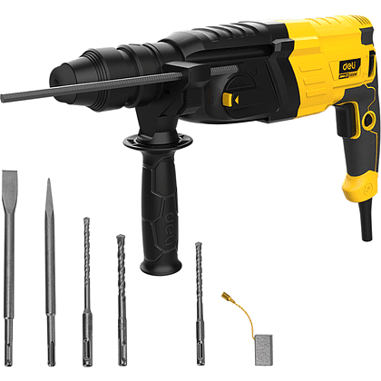 Перфоратор Deli YS EDL-DC28-E2 1000 Вт, 3.2 Дж, 3 режима, кейс