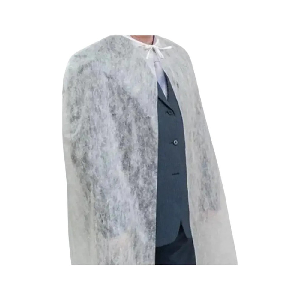 Накидка одноразовая, белый, 50 шт/упак