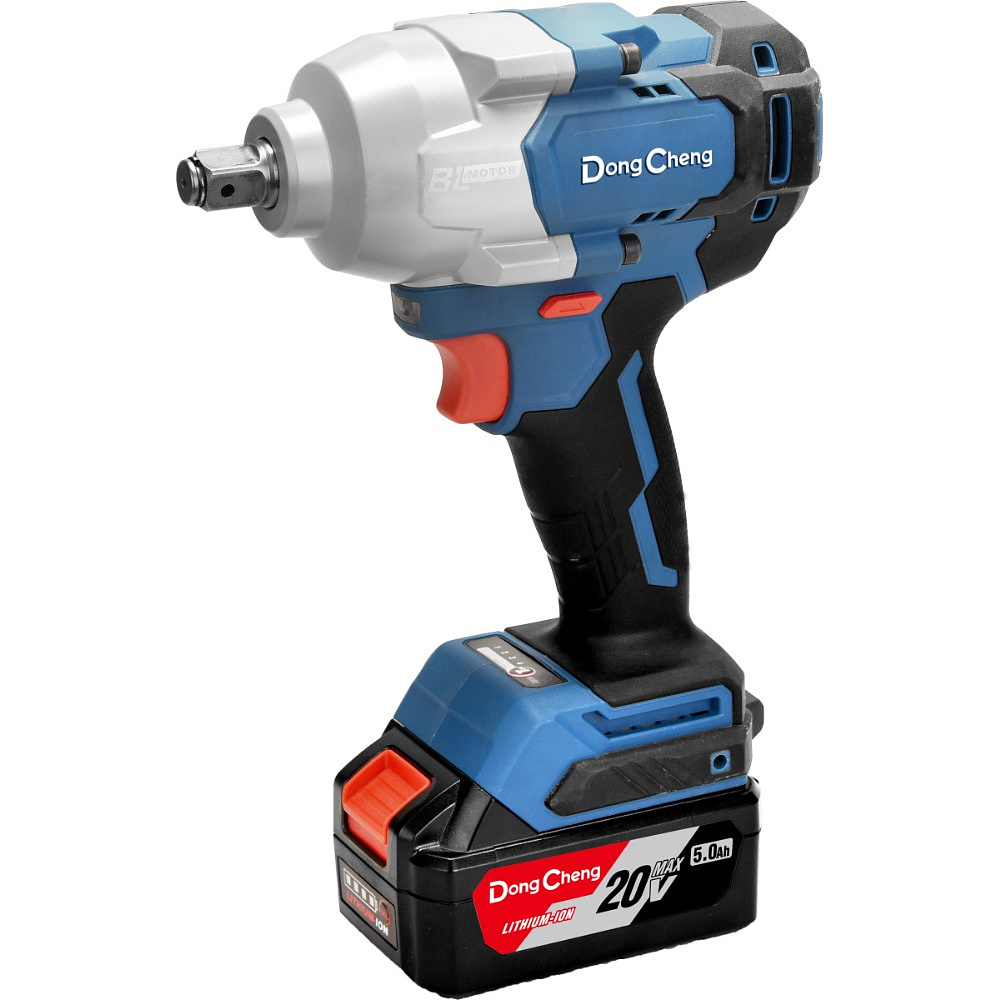 Аккумуляторный гайковерт DongCheng DCPB698 (TYPE FK), 20 В, 698 Нм, 2 АКБ, 5 Ач, З/У 4 А - 3