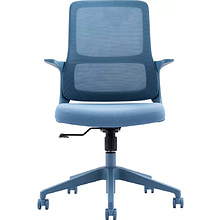 Кресло для персонала EVERPROF Elf, сетка, синий