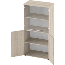 Коллекция Баден Шкаф для документов Б-8.1540.1, 800x443x1540 мм, сонома